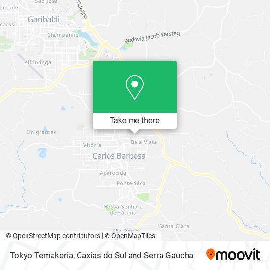 Tokyo Temakeria map