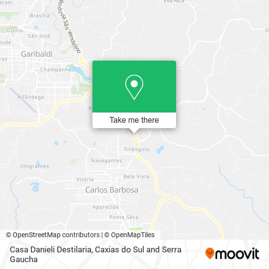 Casa Danieli Destilaria map