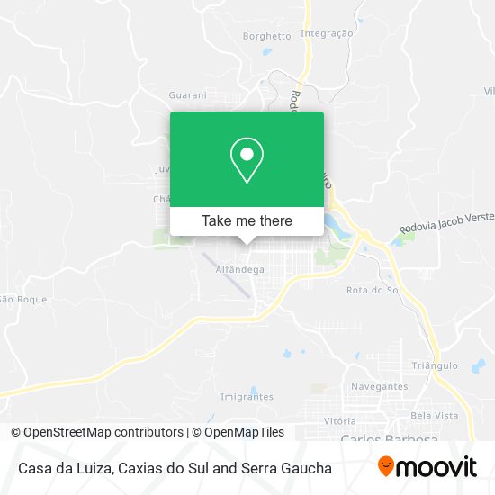 Casa da Luiza map