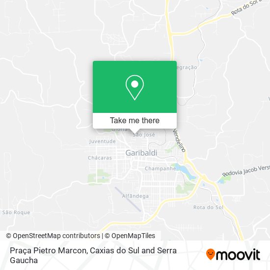 Praça Pietro Marcon map