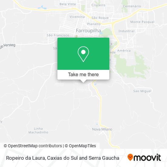 Ropeiro da Laura map