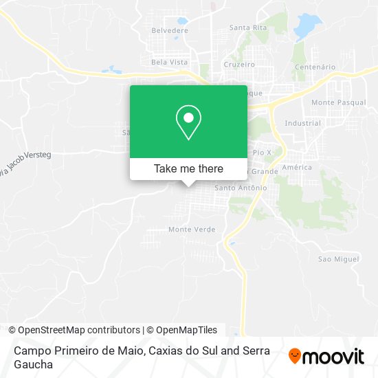 Campo Primeiro de Maio map