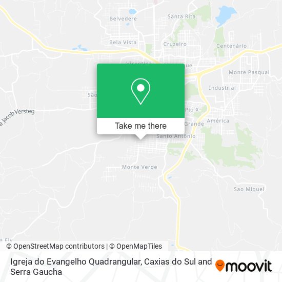 Igreja do Evangelho Quadrangular map