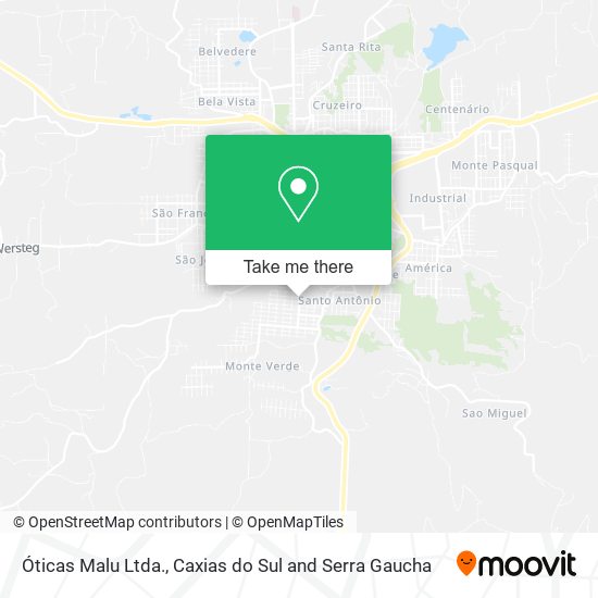 Óticas Malu Ltda. map