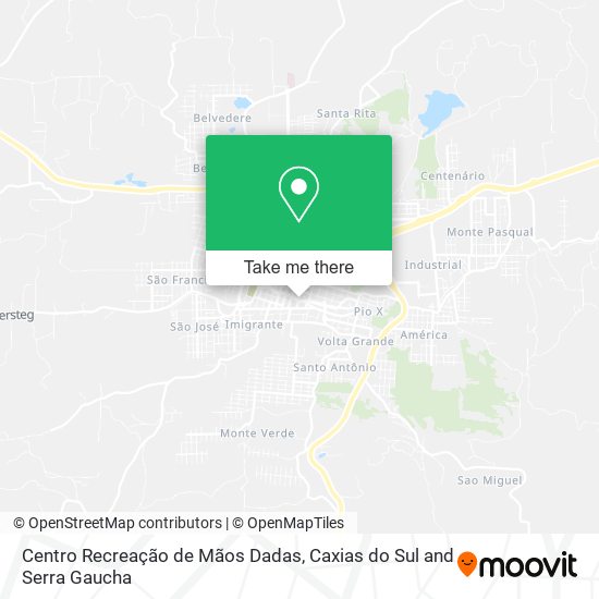 Centro Recreação de Mãos Dadas map