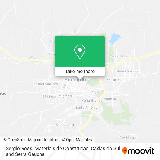 Sergio Rossi Materiais de Construcao map