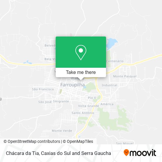 Chácara da Tia map