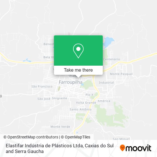 Elastifar Indústria de Plásticos Ltda map