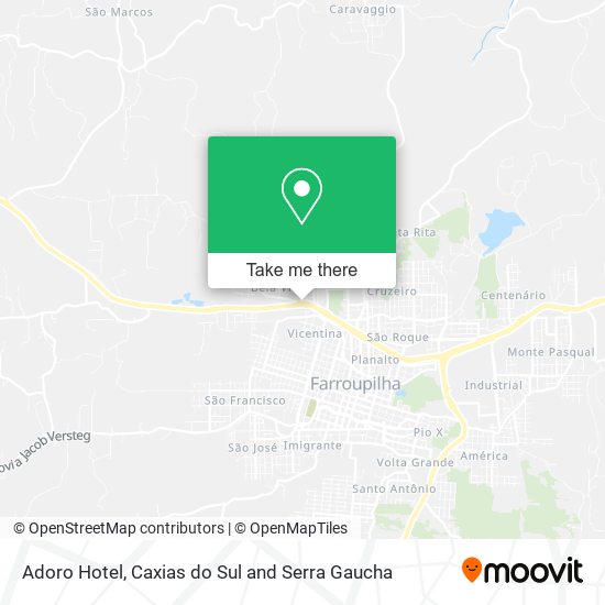 Adoro Hotel map