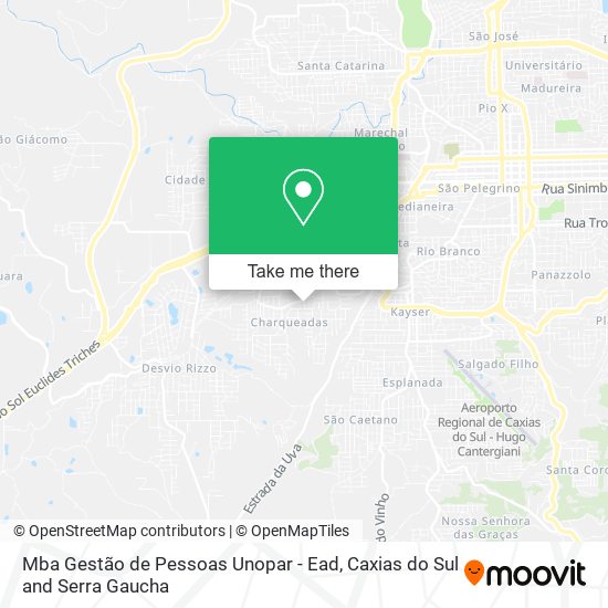 Mba Gestão de Pessoas Unopar - Ead map