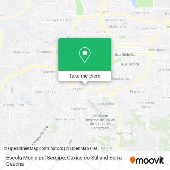 Escola Municipal Sergipe map