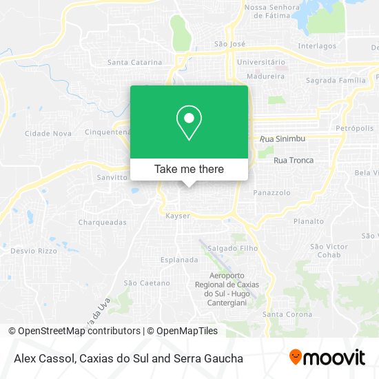 Alex Cassol map