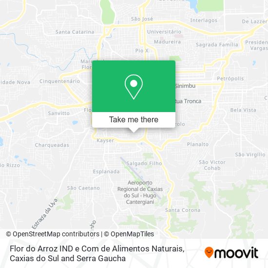 Flor do Arroz IND e Com de Alimentos Naturais map