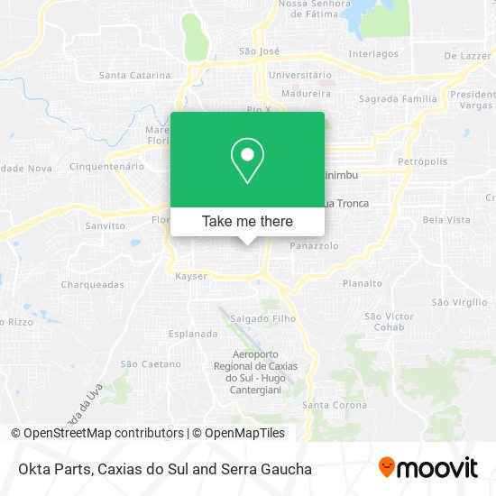 Okta Parts map