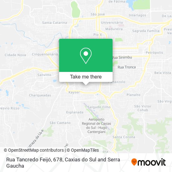 Rua Tancredo Feijó, 678 map
