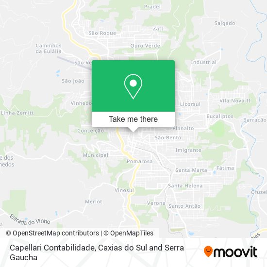 Capellari Contabilidade map