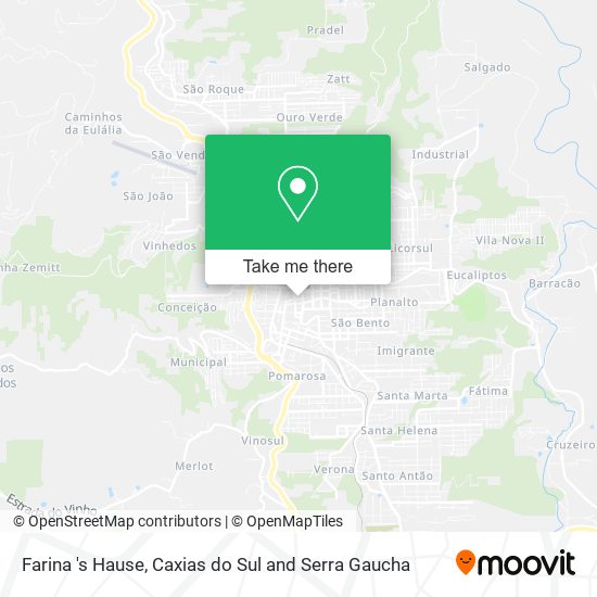 Mapa Farina 's Hause