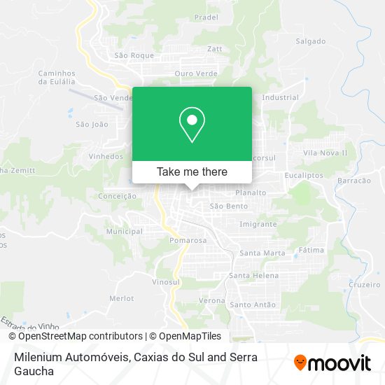 Milenium Automóveis map