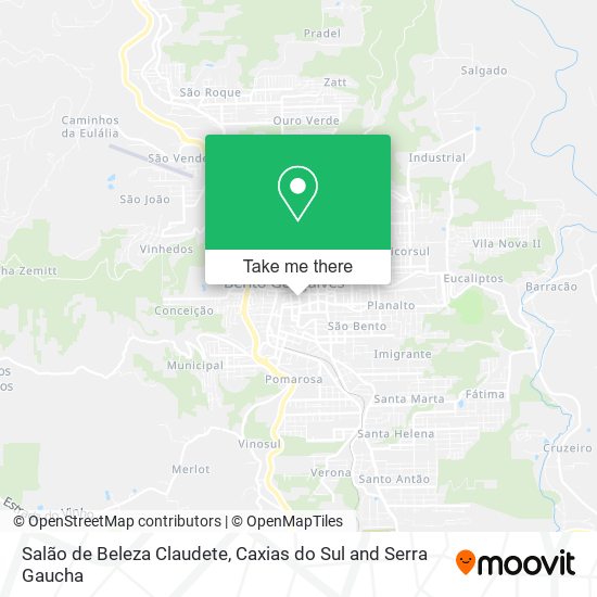 Salão de Beleza Claudete map