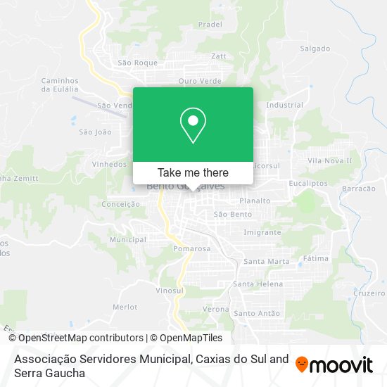 Associação Servidores Municipal map