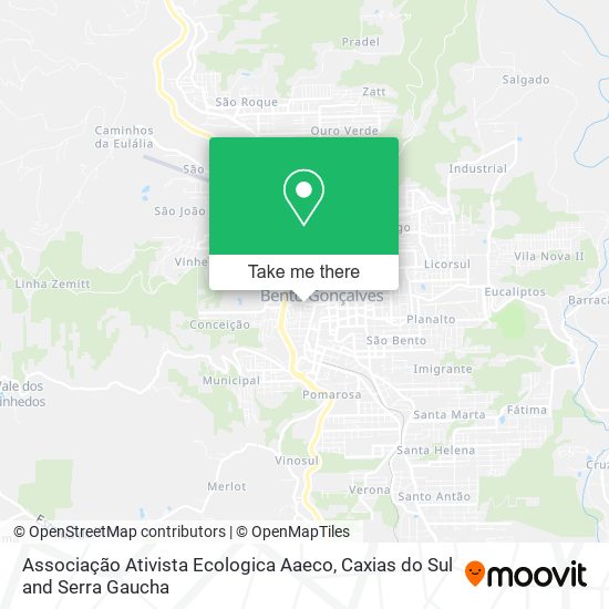 Associação Ativista Ecologica Aaeco map