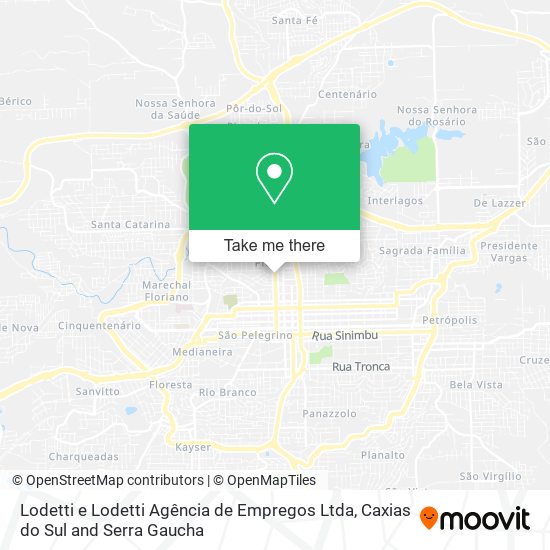 Lodetti e Lodetti Agência de Empregos Ltda map