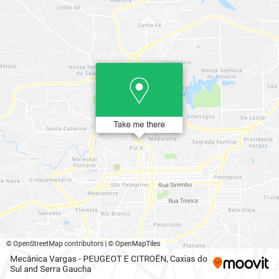Mecânica Vargas - PEUGEOT E CITROËN map