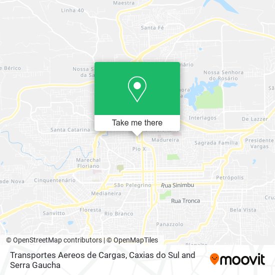 Mapa Transportes Aereos de Cargas