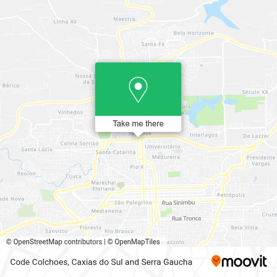Code Colchoes map
