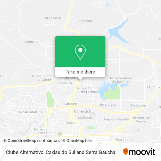 Clube Alternativo map