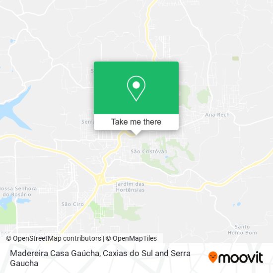 Madereira Casa Gaúcha map