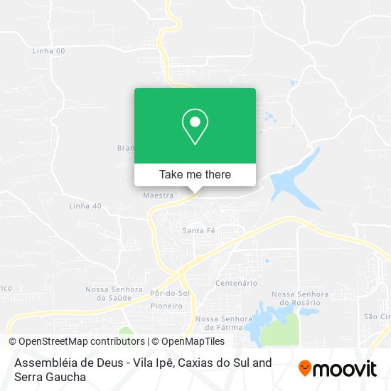 Assembléia de Deus - Vila Ipê map