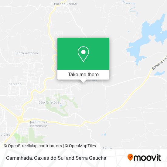 Caminhada map