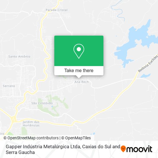 Gapper Indústria Metalúrgica Ltda map