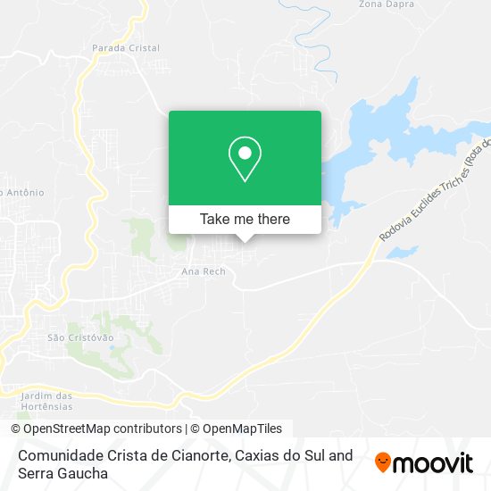 Comunidade Crista de Cianorte map