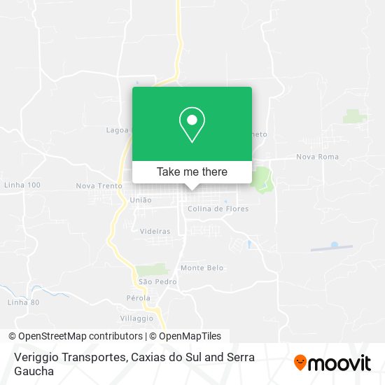 Veriggio Transportes map