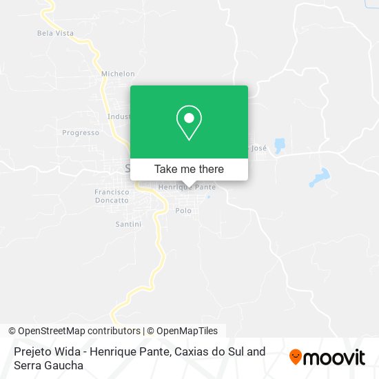 Prejeto Wida - Henrique Pante map