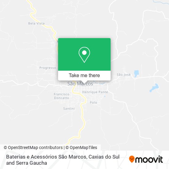 Baterias e Acessórios São Marcos map