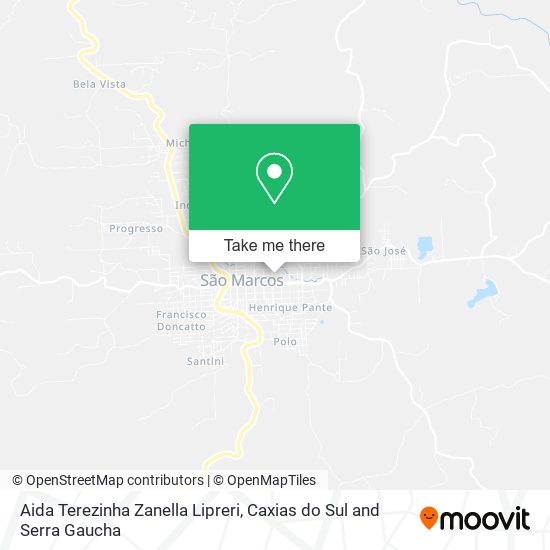 Aida Terezinha Zanella Lipreri map