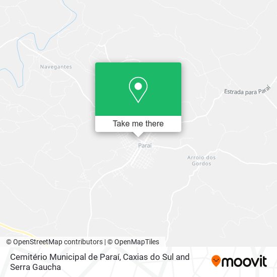 Cemitério Municipal de Paraí map