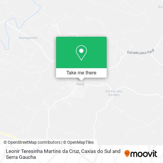 Leonir Teresinha Martins da Cruz map