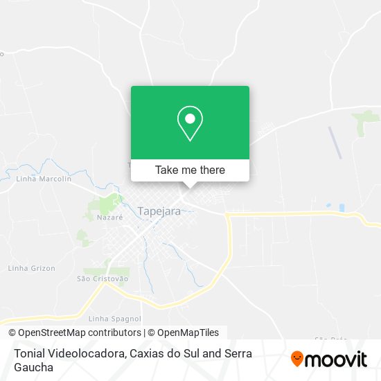 Tonial Videolocadora map
