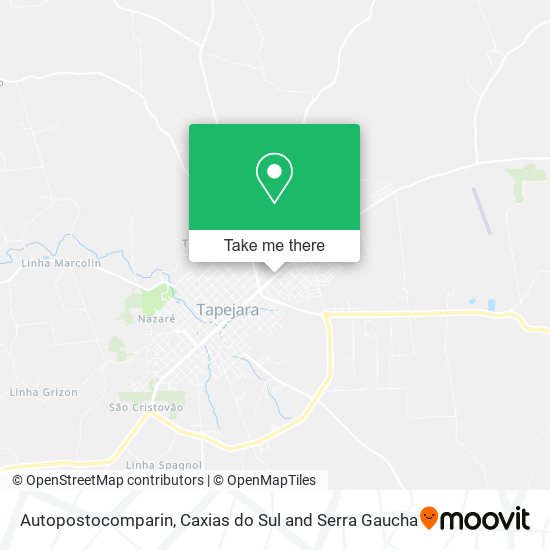 Autopostocomparin map