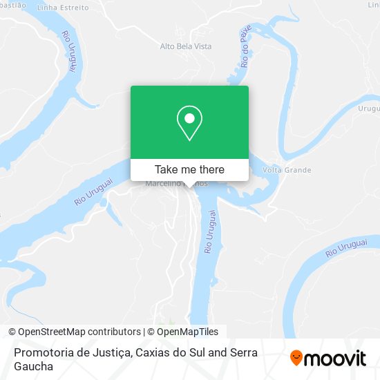 Promotoria de Justiça map