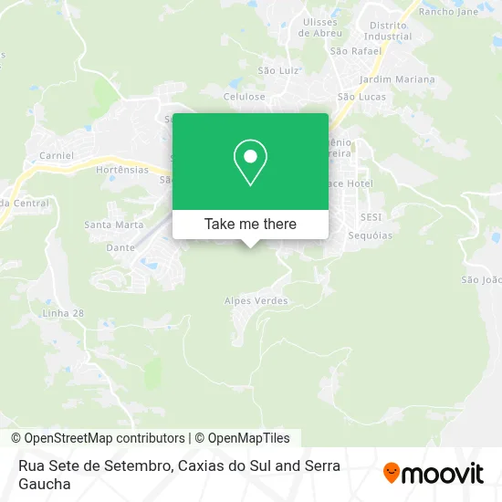 Rua Sete de Setembro map