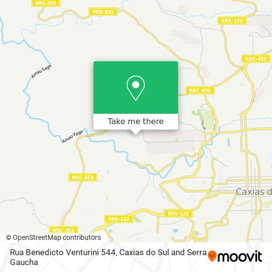 Rua Benedicto Venturini 544 map