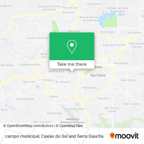 campo municipal map