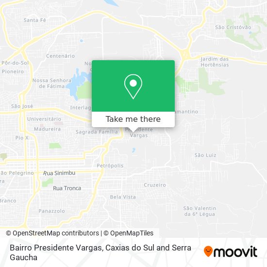 Bairro Presidente Vargas map