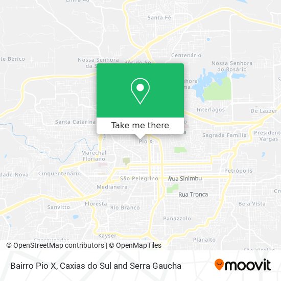 Bairro Pio X map