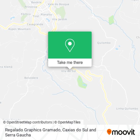 Regalado Graphics Gramado map